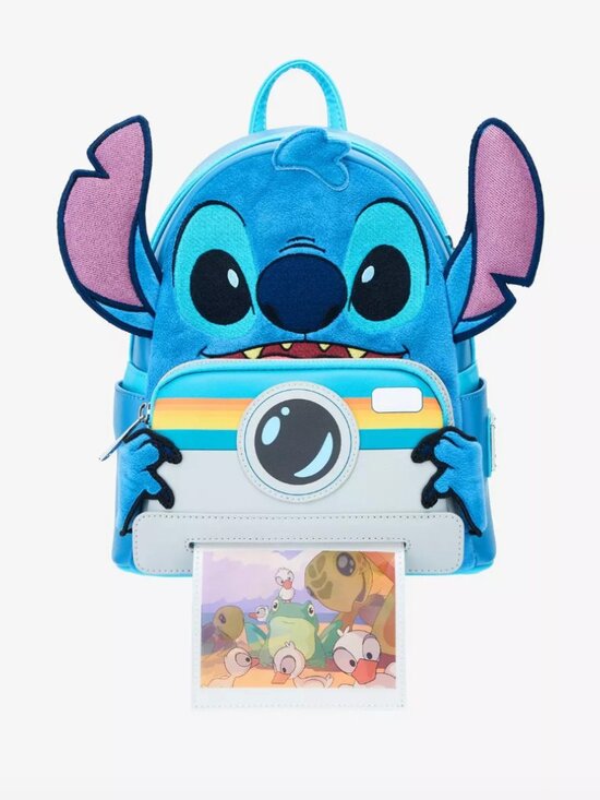Loungefly Disney Lilo & Stitch Figural Stitch with Camera Mini Backpack main image 9